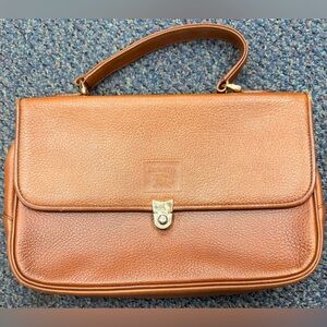 Burberry’s vintage Brown Leather Handbag- minor leather scuffs(see pics)